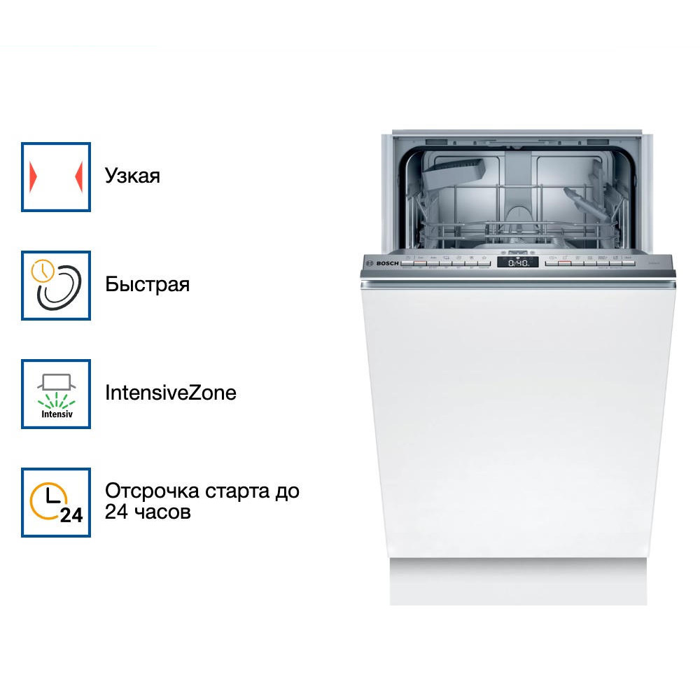 Встраиваемая посудомоечная машина Bosch SPV4HKX45E
