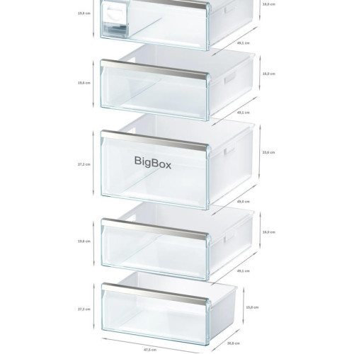 Отдельностоящий морозильник Bosch GSN 54AWDV