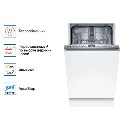 Встраиваемая посудомоечная машина Bosch SPV4HKX10E