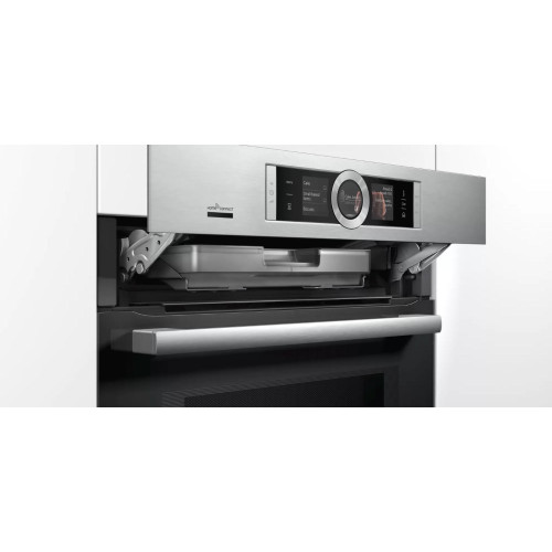 Духовой шкаф с микроволнами и паром Bosch HNG6764S6