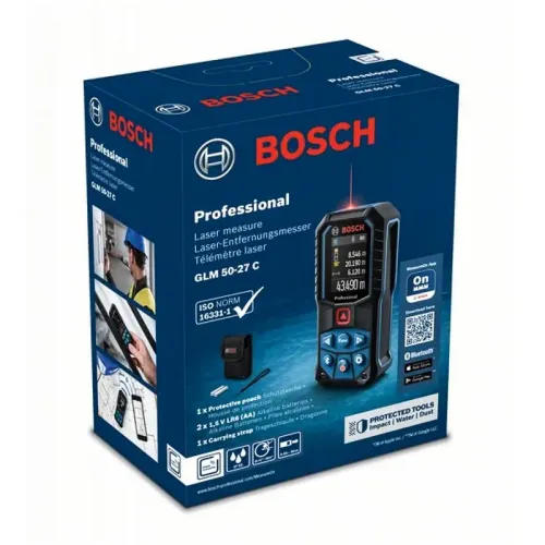 Bosch GLM 50-27 CG Professional лазерный дальномер (1 x 1 Ач, ЗУ), 0601072U01