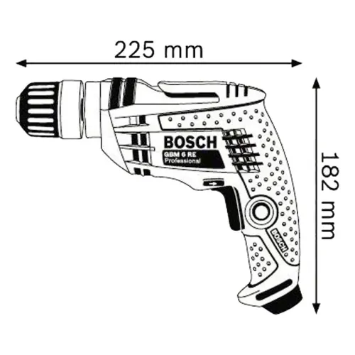 Bosch GBM 6 RE Professional дрель, 0601472600