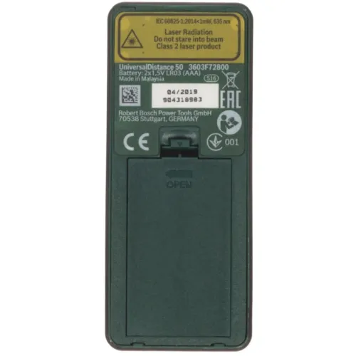 Bosch UniversalDistance 50 лазерный дальномер, 0603672801