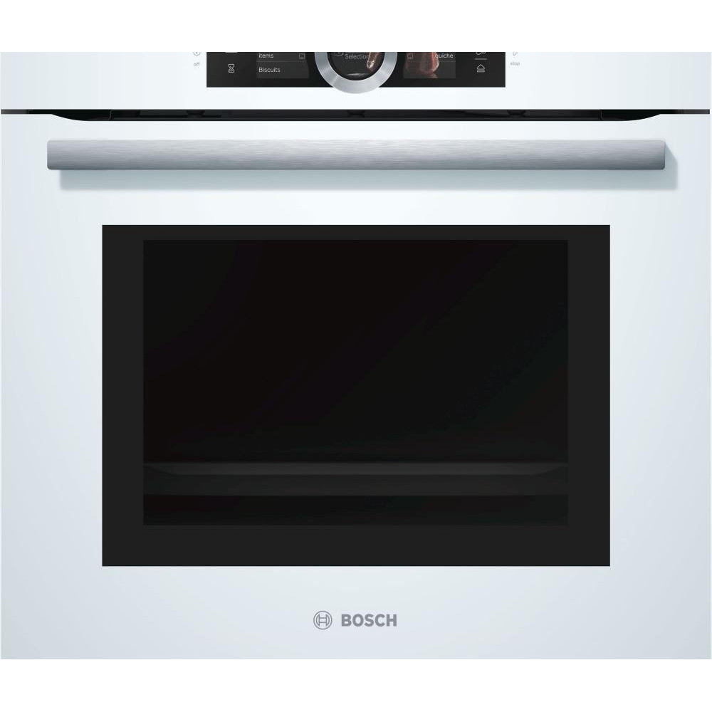 Духовой шкаф с микроволнами и паром Bosch HNG6764W6